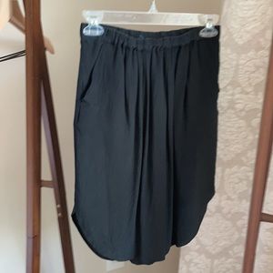 MADEWELL black silk skirt